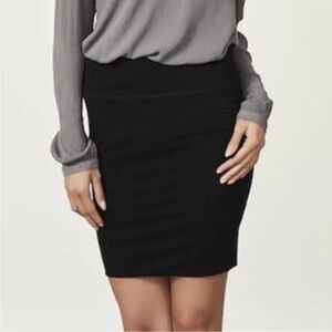 Kaffee Penny Stretch Jersey Pull On Mini Skirt, Sz XXL